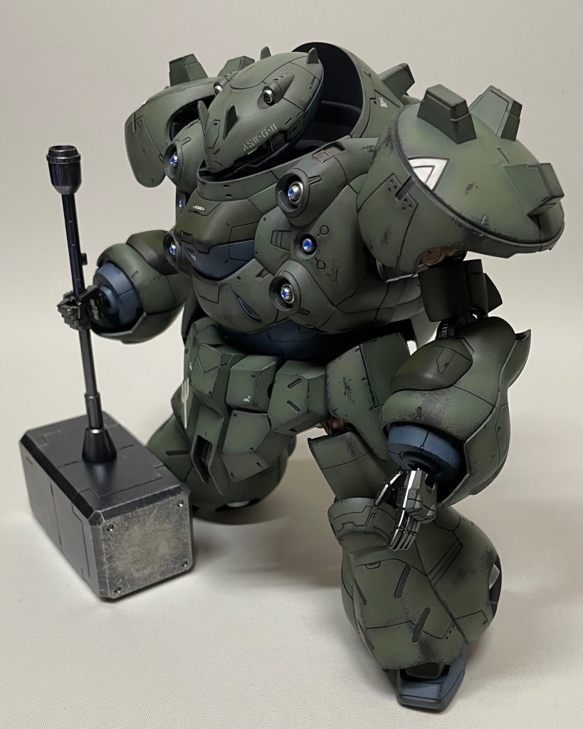 これといったディテールアップや改造はしていません。ウェザリングをしたぐらいかなw