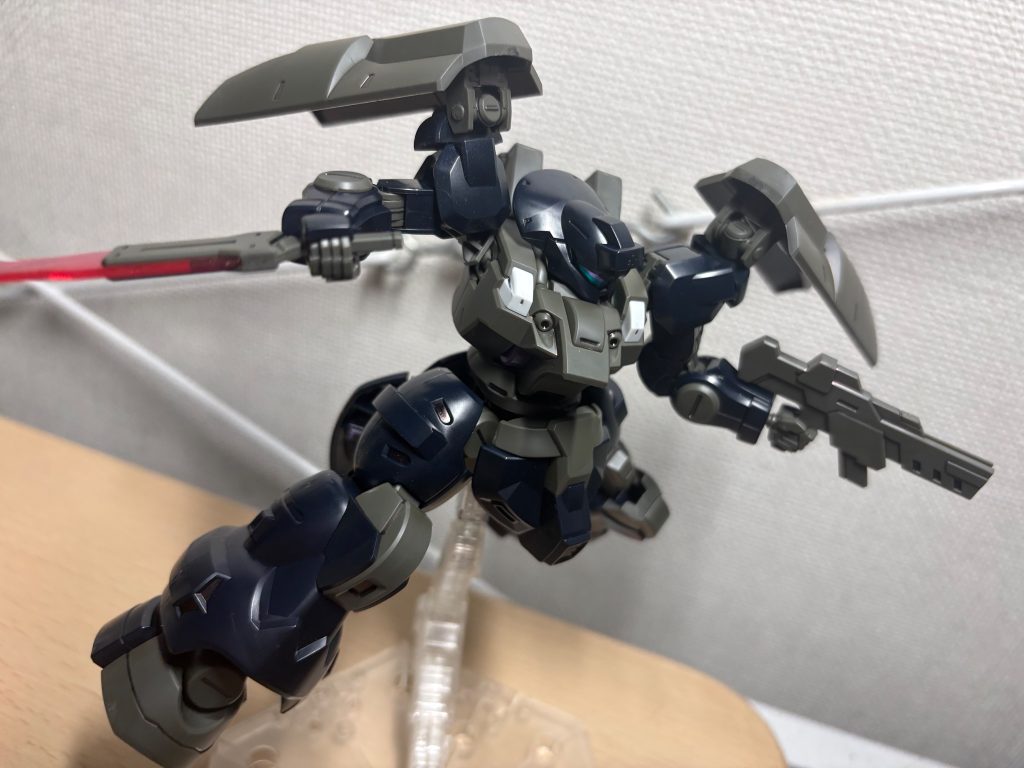 バレル外すと小さい、、ライフルはもっと大きくて絶対よかったと思う。…ディランザの時にも同じこと書いたな、、