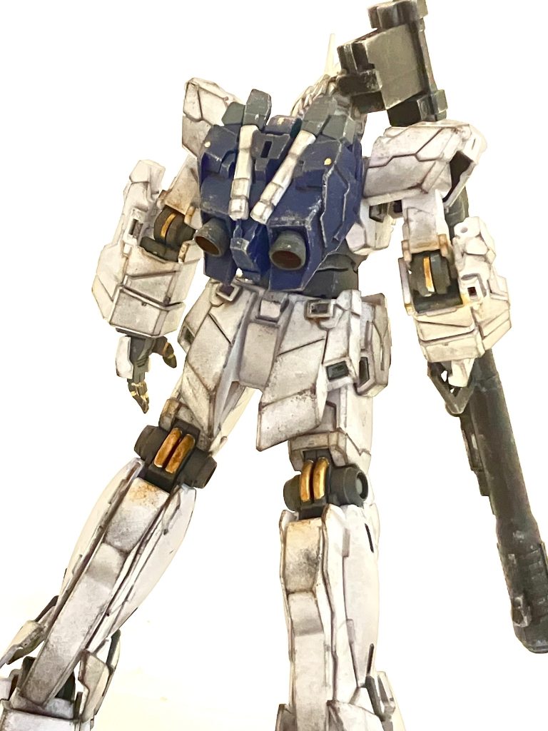 そういえば今更ながらデカールを全く使っていない。でもRe.Wのお陰か、それなりにいい感じが出ているかと思います(zaku-kao4)