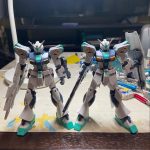 量産型νガンダム　スタイル変更だいたい完了しました。アリュゼウスも一緒に飾りたく[…]