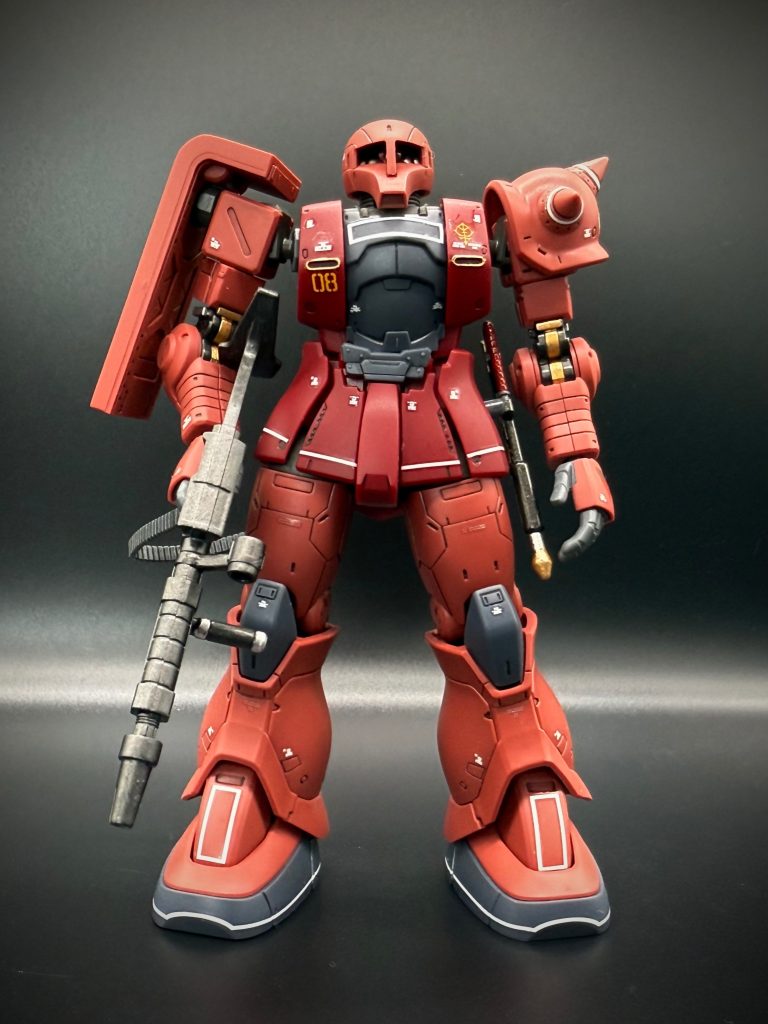 HG 1/144 MS-05S シャア専用ザクI–2枚目/制作者：デザ