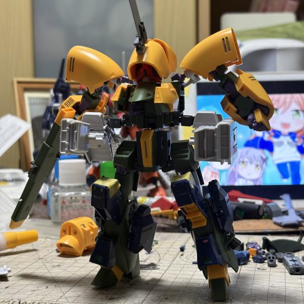 キハール重力下仕様を作成中です。差替えで変形します。（5枚目）