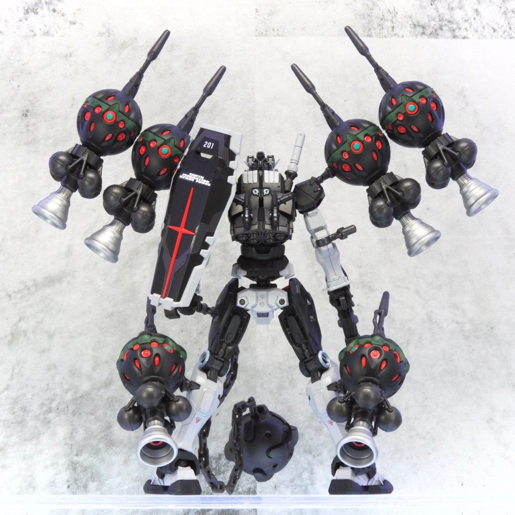 HG 赤いガンダム–5枚目/制作者：ARIKA_plamozombie