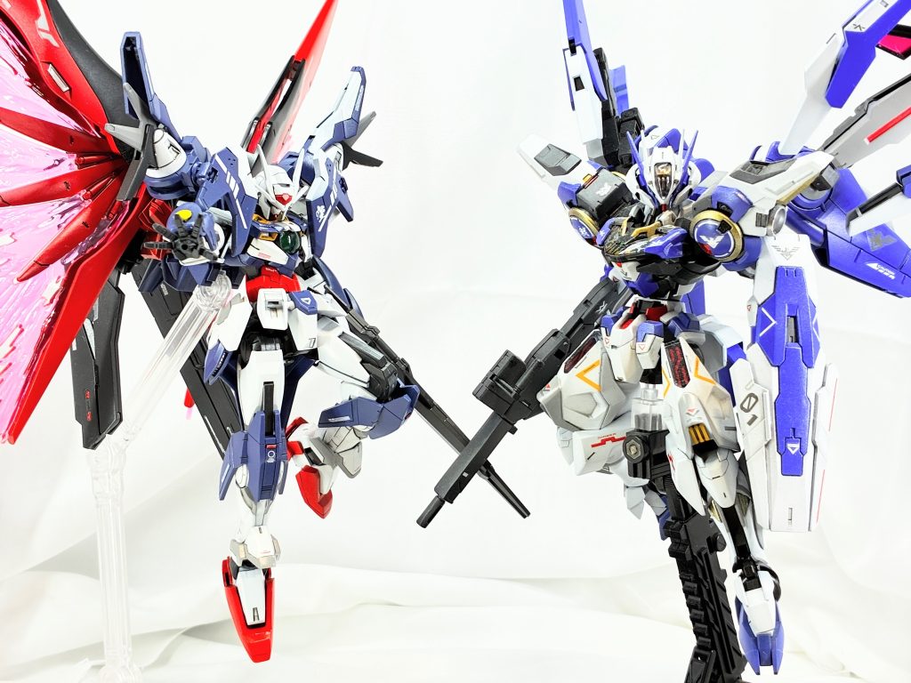 トライズ（水魔女ミキシング）とツーショット！好きな二機です&nbsp;