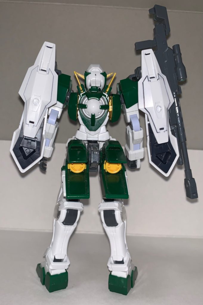 サダルスードタイプFのGNセンサーシールドより小さくなってますが、その分前後に展開できるようになってます