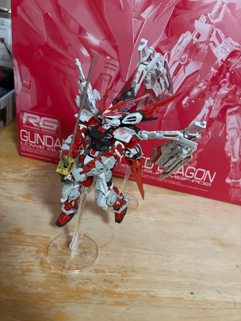アストレイレッドドラゴンお盆休みに作りました٩( ‘ω’ )و💕