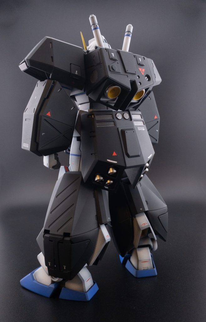 フレームはEVOサフのガンメタ、チョバム本体はガンメタサフ→ガイアノーツさんのミッドナイトブルーにつや消しトップコートです💡