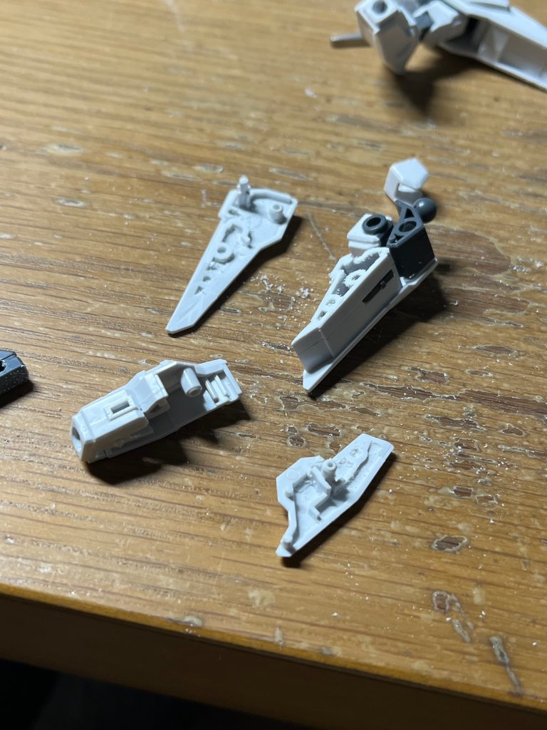 肩と腕はこう！バチっと切れると気持ちいい。