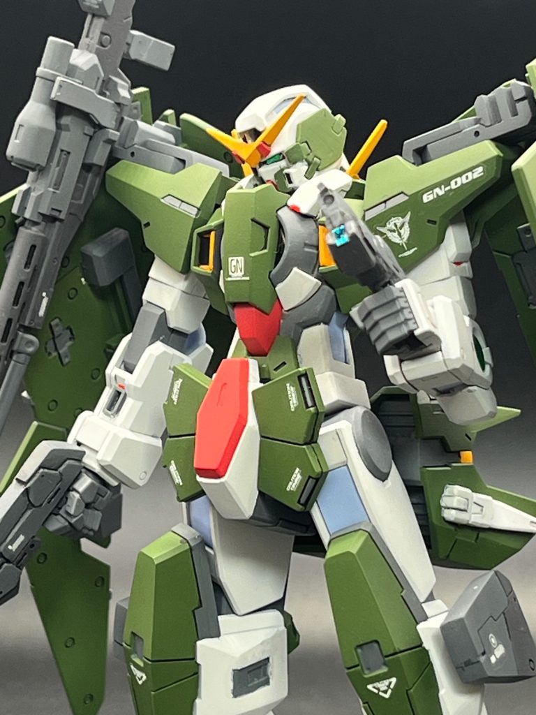 HGガンダムデュナメス、改造全塗装。