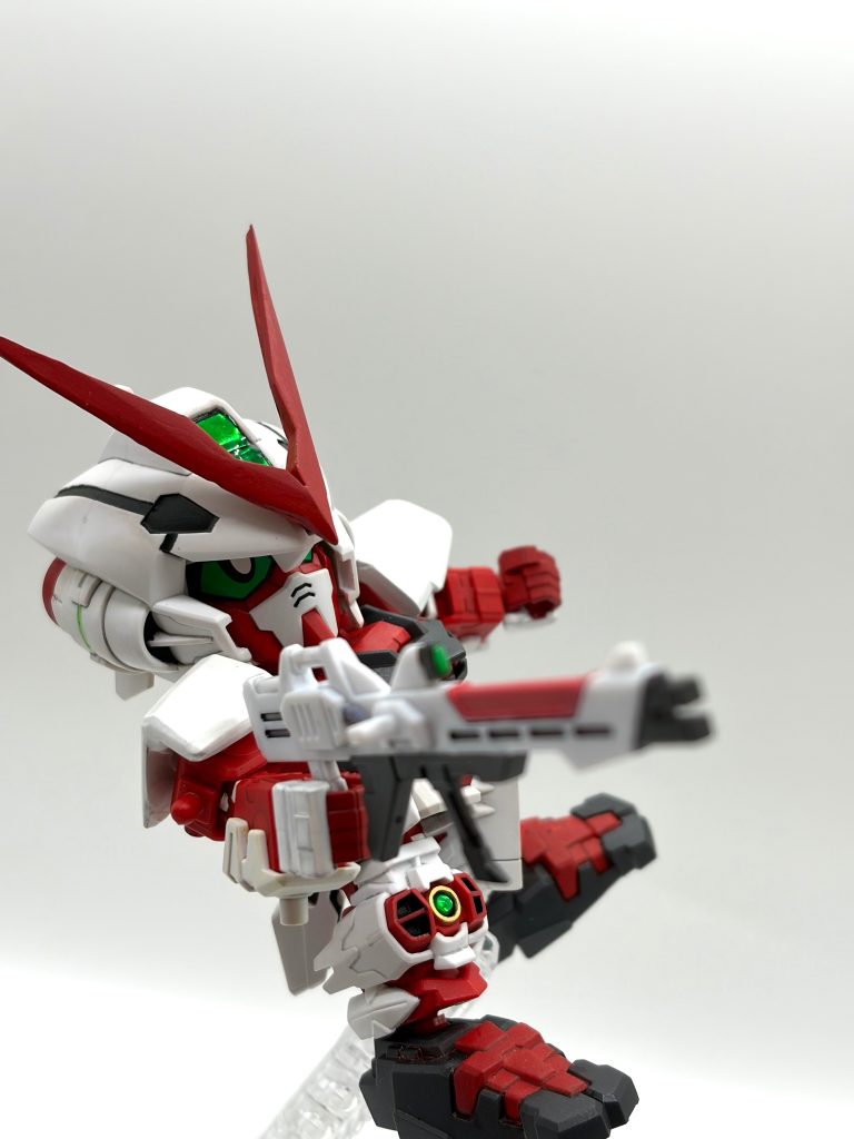 ライフルはジーフレームfaのイモジャから、配色が近いから自然に馴染む。　可動フレームのみイモジャ持ってたので見事に有効活用できました。