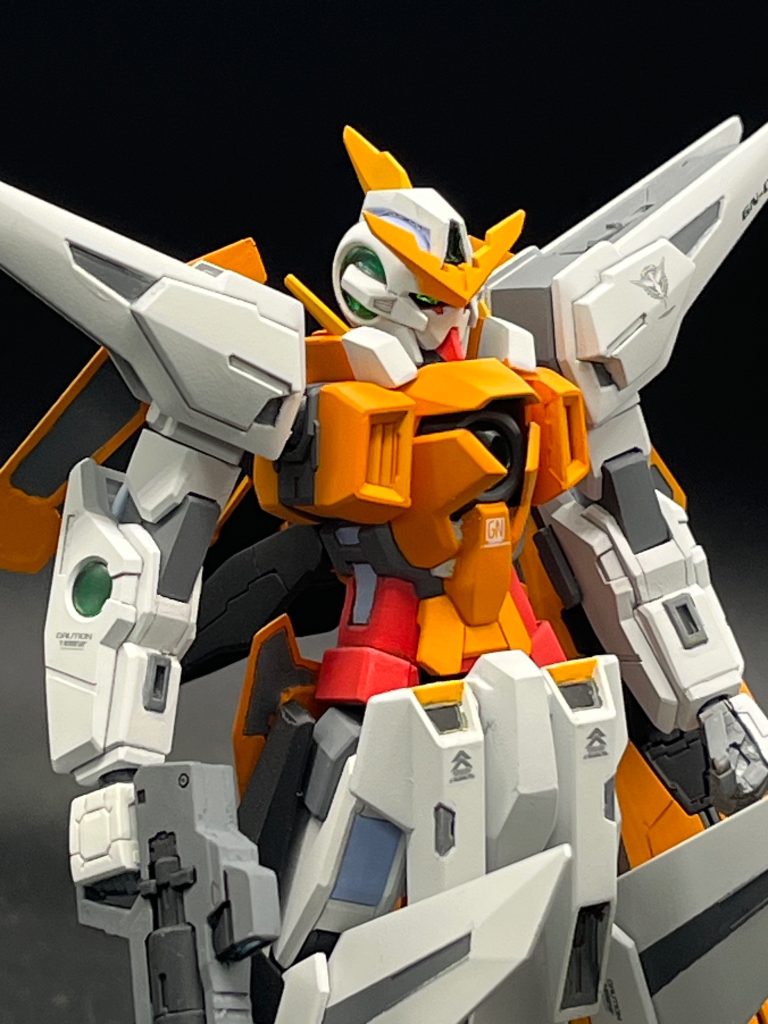 HGガンダムキュリオス、改修全塗装。