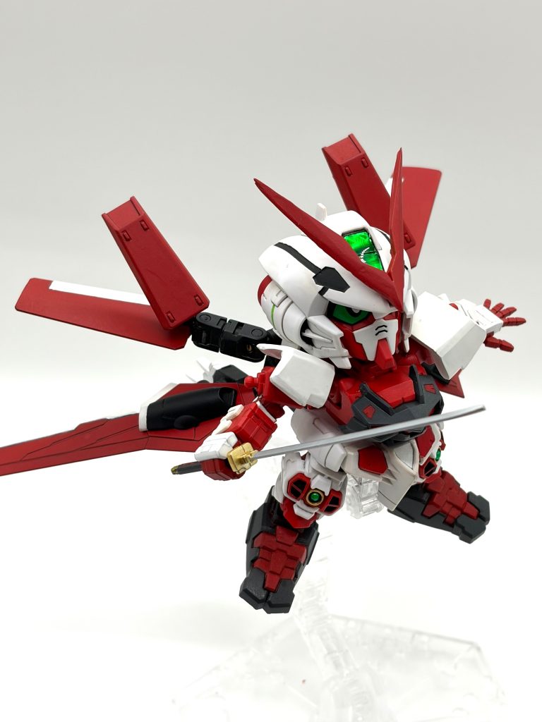 通常アストレイの装備が寂しかったので、フライトユニットも作成！ボールデンアームズの無い生活にはもう戻れませんw
