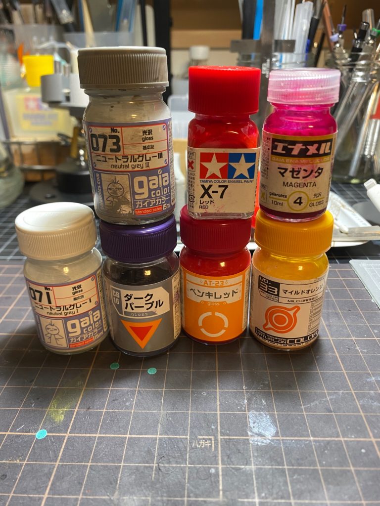 今回の使った塗料です🎨今回も最後までご覧いただき、ありがとうございました💕