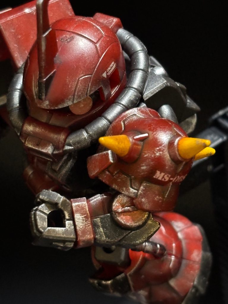 ショルダータックル❗️この肩の部分がお気に入り(zaku-kao6)