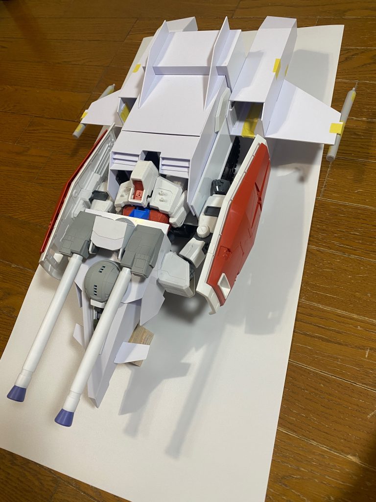 以上となります。元はプラ板から始めたGアーマー作成計画でしたがようやく一区切りがつきました。またしばらくしたら、1/250や1/60など次なるGアーマーも作りたいと思います。ありがとうございました😊