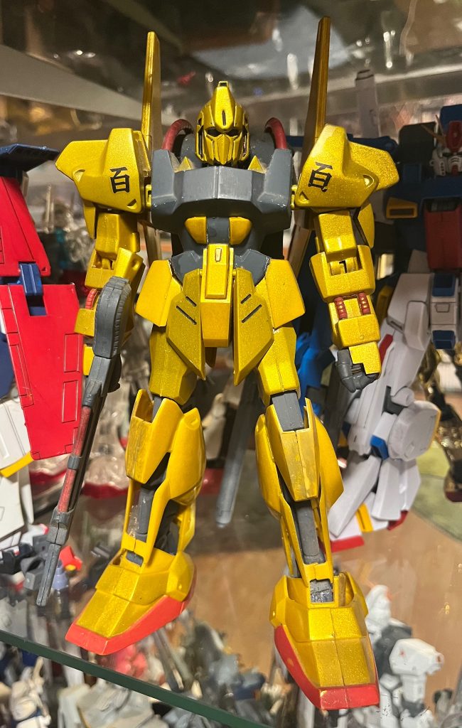 高校生の頃に作った旧キット百式1/100をリペイントしたくなったので…