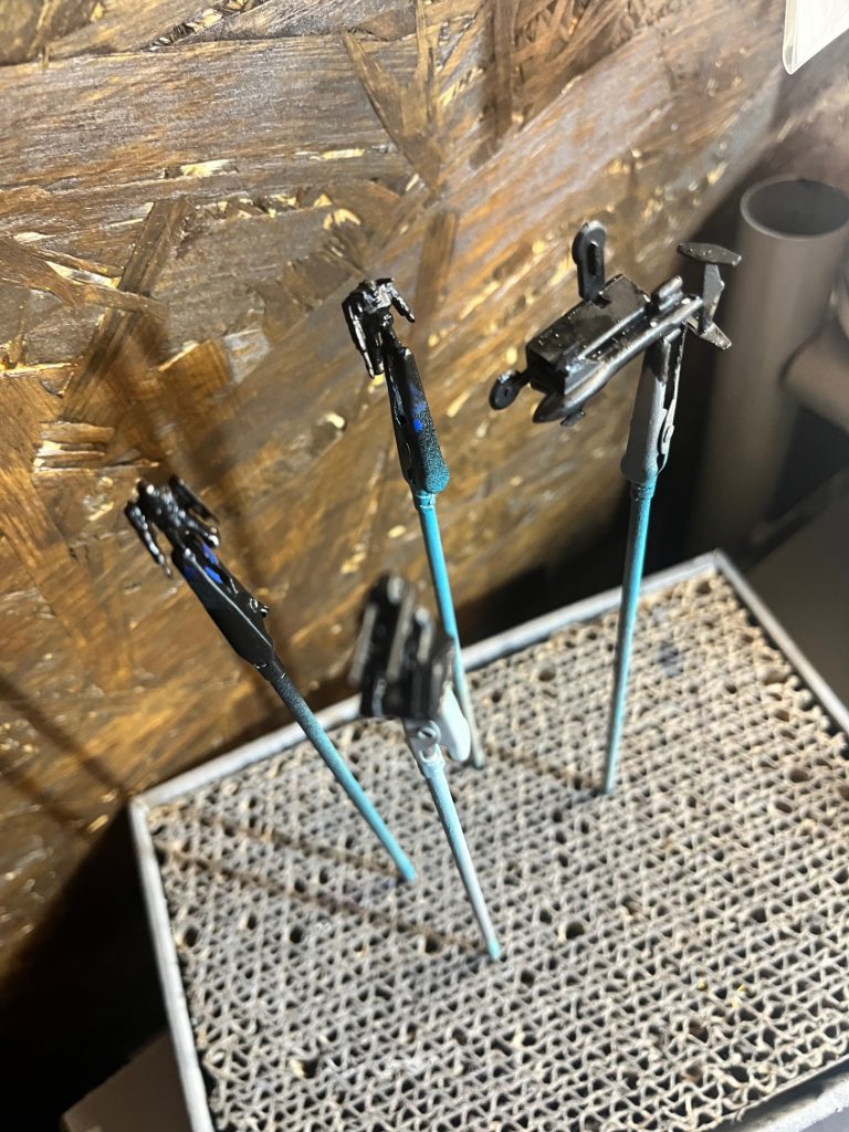 おまけガンダム、ガンキャノン、ガンタンク、ガンペリーは着色してない…💦