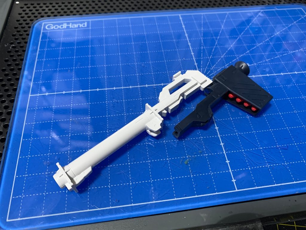 ハイパーバズーカはオプションウェポンより。後ハメ加工しています。