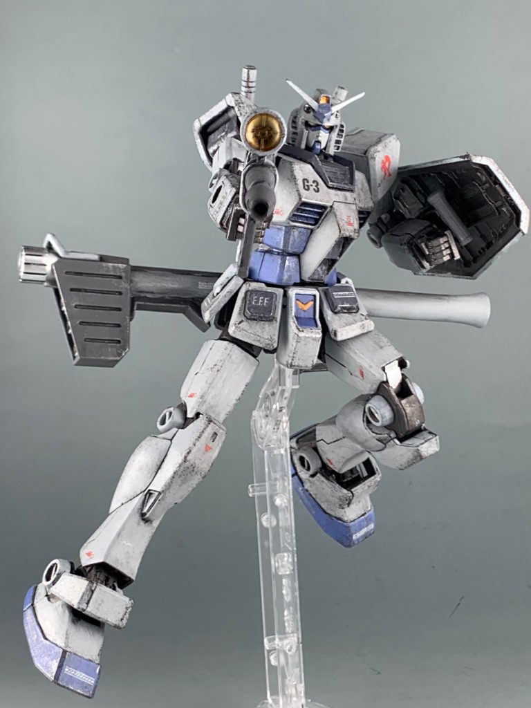 G 3ガンダムは作品によって色変わりますが今回はこんな感じの色合いを選びました。