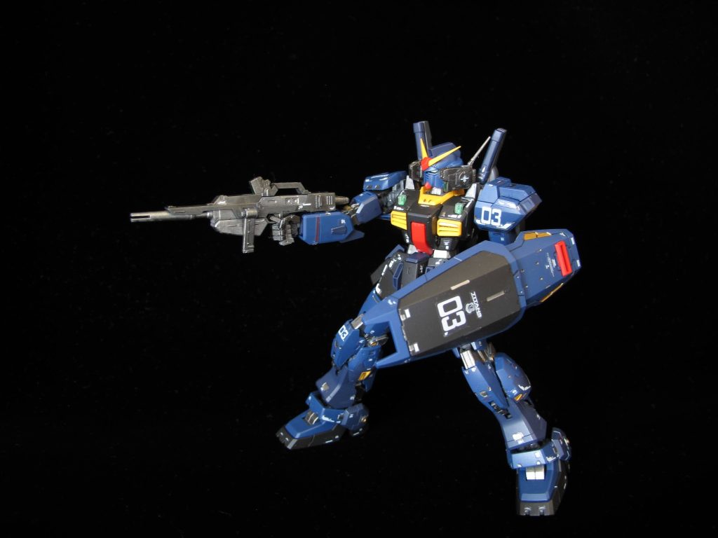 ちなみにナンバーは03にしました。確か劇中には出てこなかった機体ですよね。