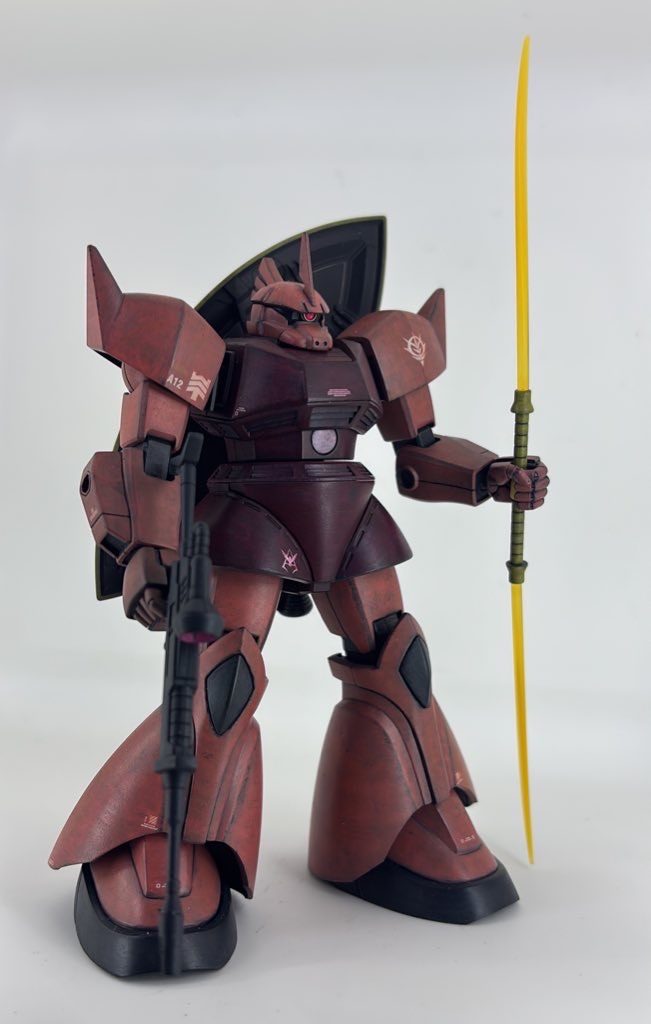 渋めのカラー&ウェザリング！シャア専用ゲルググ