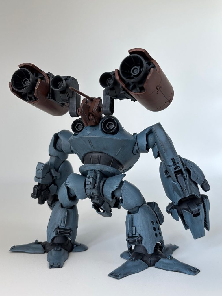 背面のミサイルを発射と共に上陸開始。