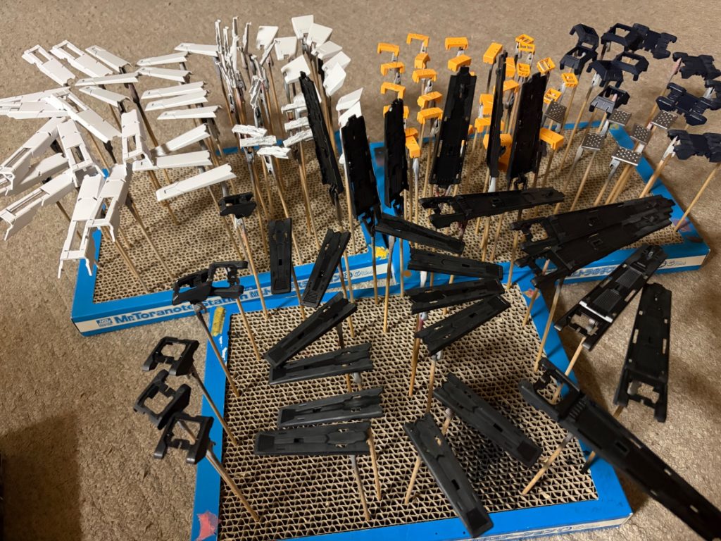 ラストスパートのファンネル祭りが大変でした。完成までに約4ヶ月かかりました。非常に長く楽しい戦いでした。