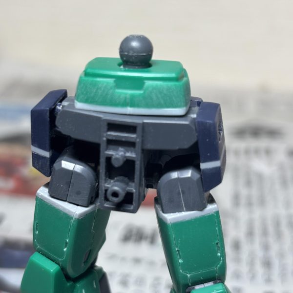 HGUCネモ制作中です。プロポーション、スジボリなどの改修作業が一通り終わり、サフチェック前の段階でアップさせて頂きました。&nbsp;&nbsp;（5枚目）