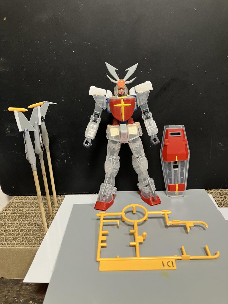 EGガンダムで工作（1枚目）