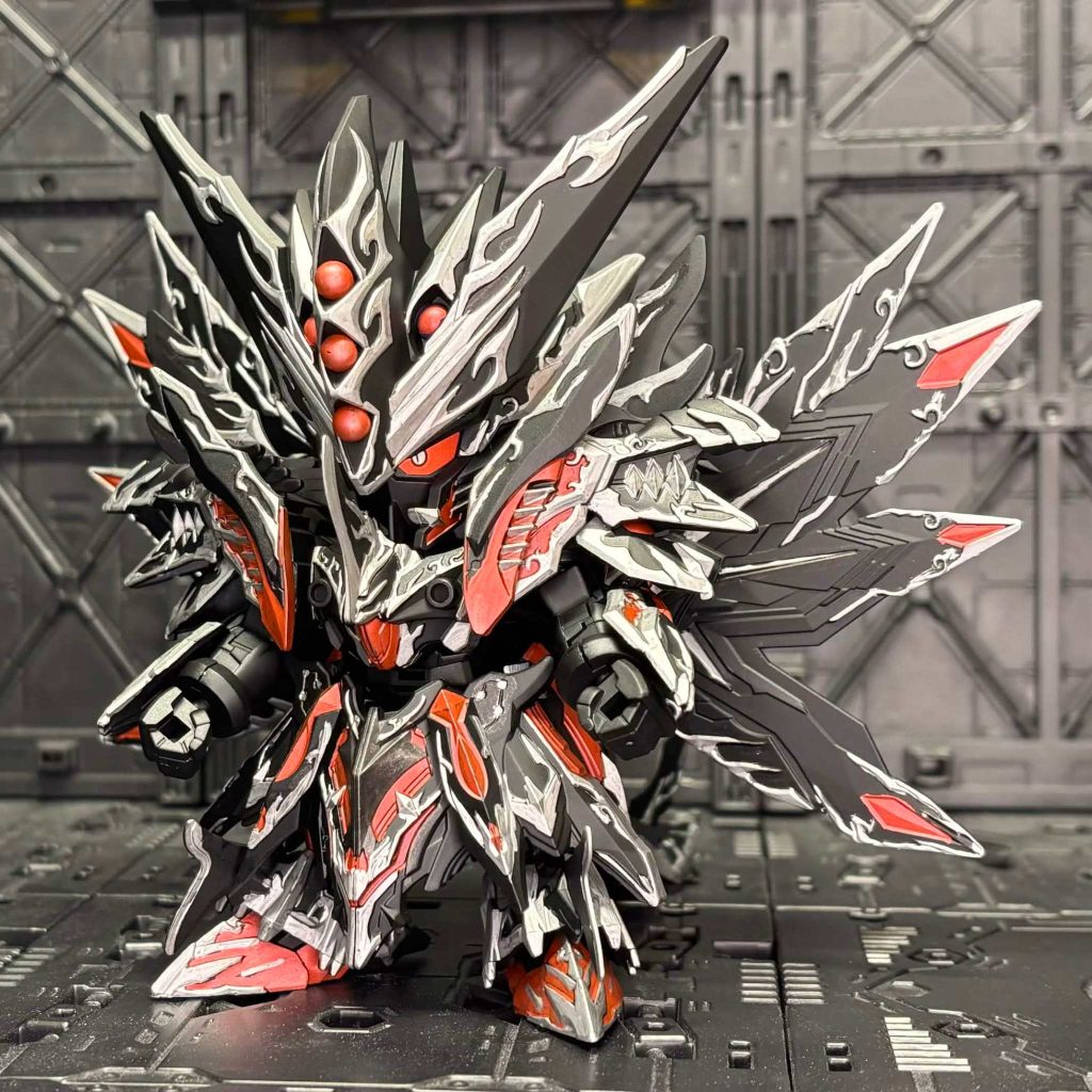 スペリオルフォーミュラー達を作ったのでドミナントスペリオルダークネスドラゴンも塗装してみました。紫の部分は好みで赤に変更してます