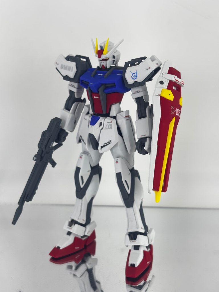 簡単部分塗装仕上げ、EGストライクガンダム