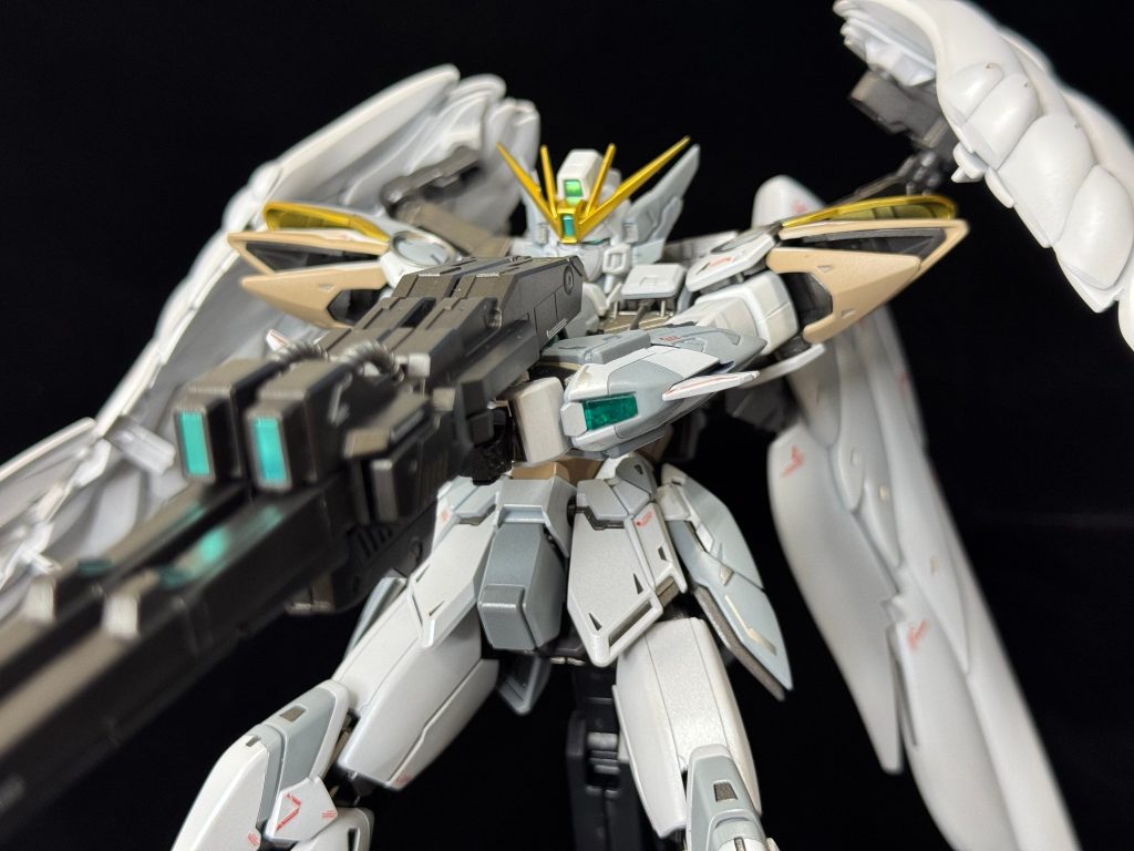 MG ウイングガンダムスノーホワイトプレリュード–3枚目/制作者：ガンプラさんTW