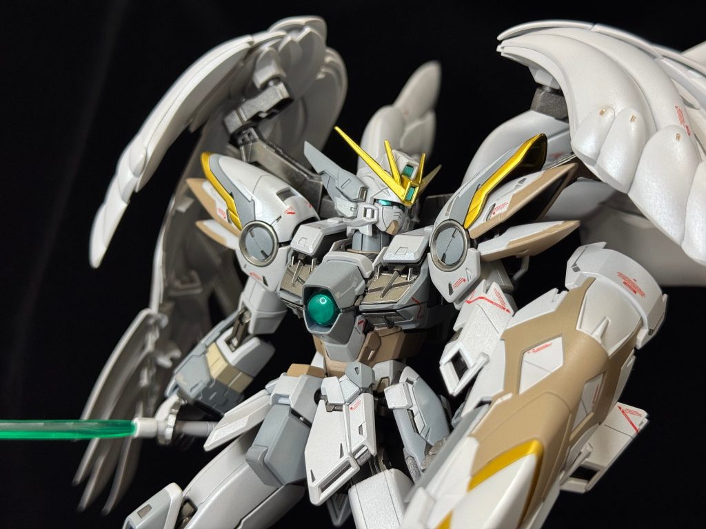 MG ウイングガンダムスノーホワイトプレリュード–4枚目/制作者：ガンプラさんTW