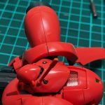 上半身のディテールアップ中