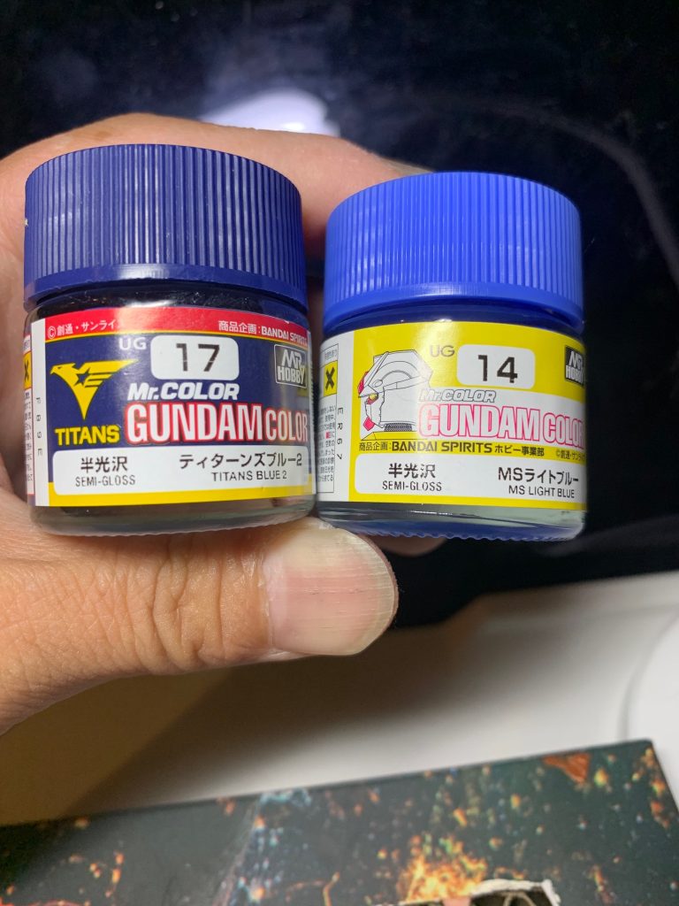 Gundam カラー ティーターン仕様をつかいました。