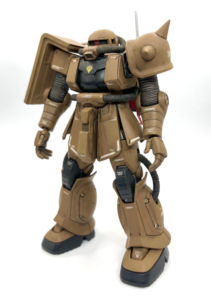 色は懐かしのHow to Bild GUNDAMの作例を参考にカーキにしました。