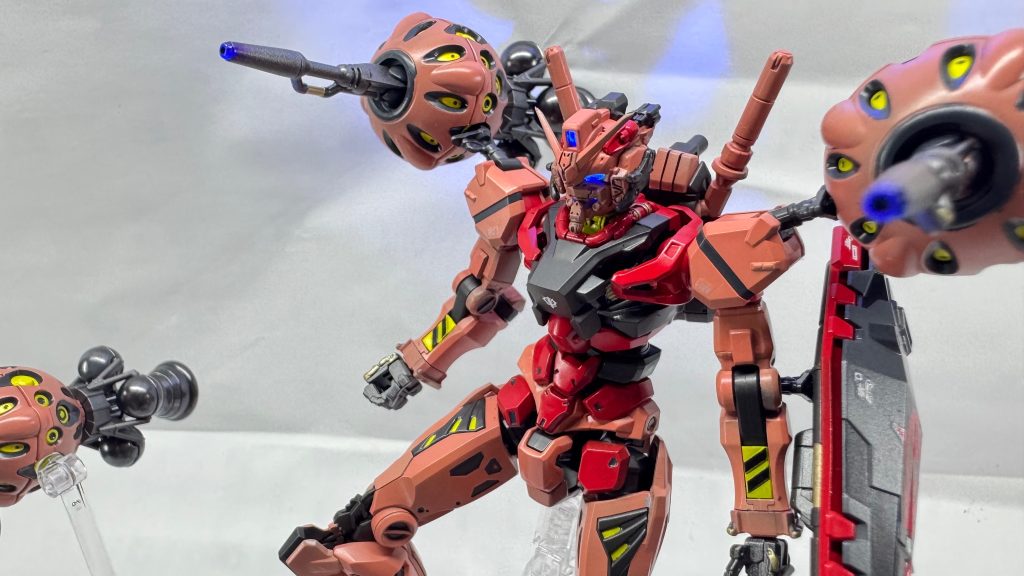 Ξガンダムのゲート処理に疲れて、赤いガンダム作ってしまったので、作成再開しようと思います。