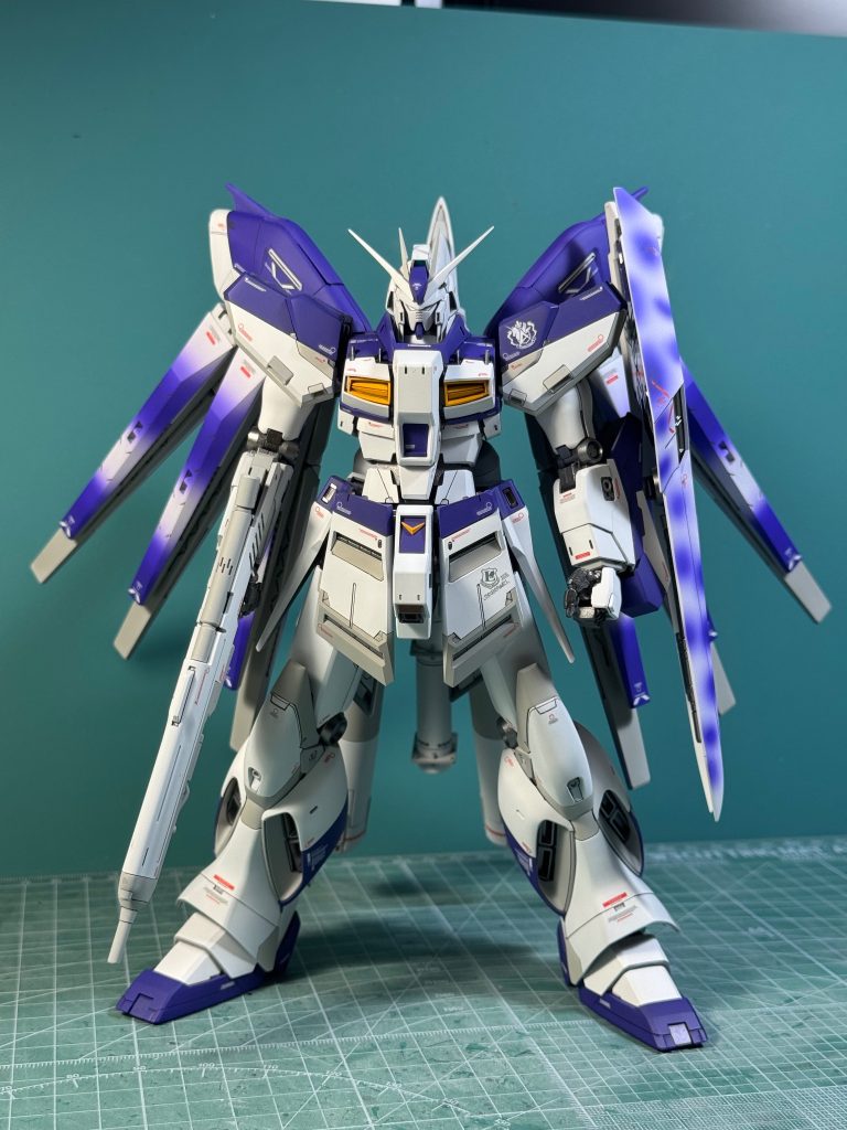 MG HI-νガンダムver.K.a. スタイル改修、全塗装–4枚目/制作者：tOshi76