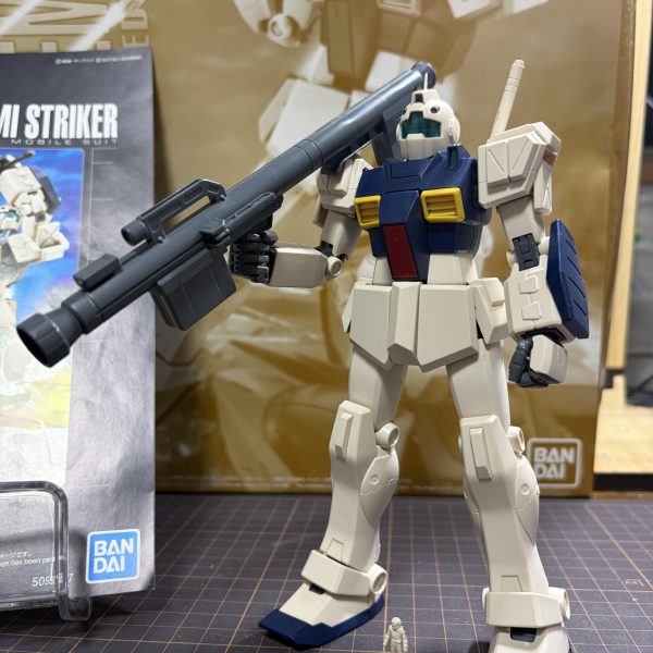 ジムII・セミストライカーを素組みしました！久しぶりに組み立てからMGを作りましたがあっという間にできました😆ここから改修、塗装をやっていきます🫡（2枚目）