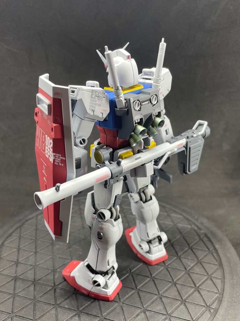 今までver1.0、1.5、2.0、ver One Year War、パーフェクトガンダムと作ってきましたが、これはまた別の角度からカッコ良くしたガンダムでした。