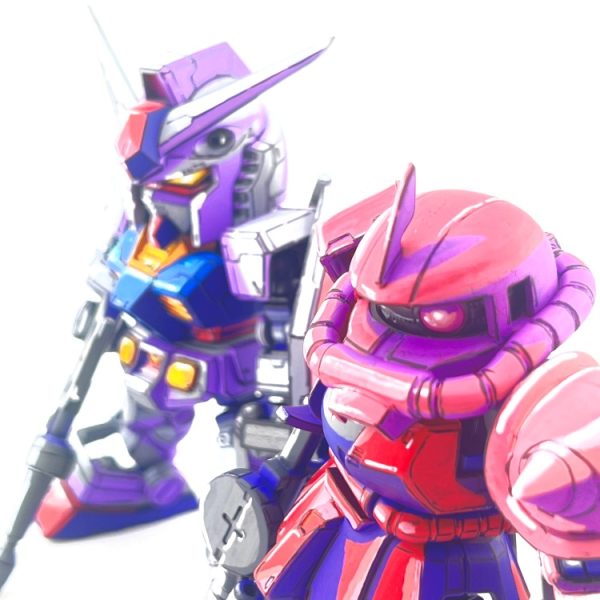 SDCSガンダム&シャアザクセット