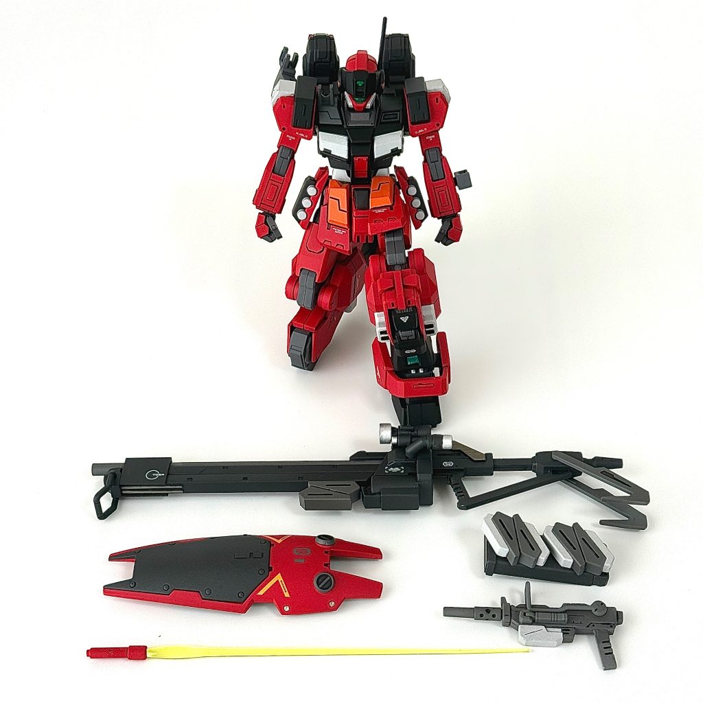 武装フェダーインスナイパーライフル100mmマシンガンビームサーベルバンドグレネード5連想装ミサイルポットシールドHADES&nbsp;