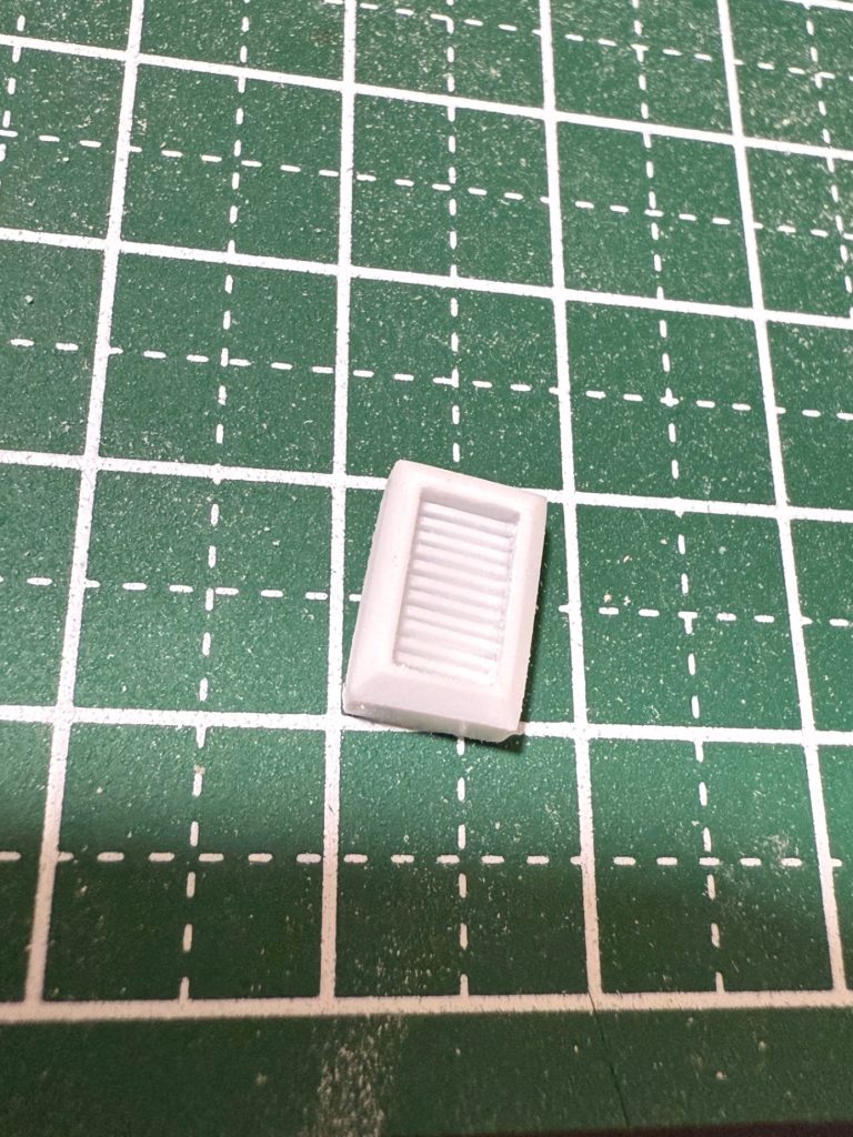 ディテールをプラ板で自作多分、買ったほうが早いw