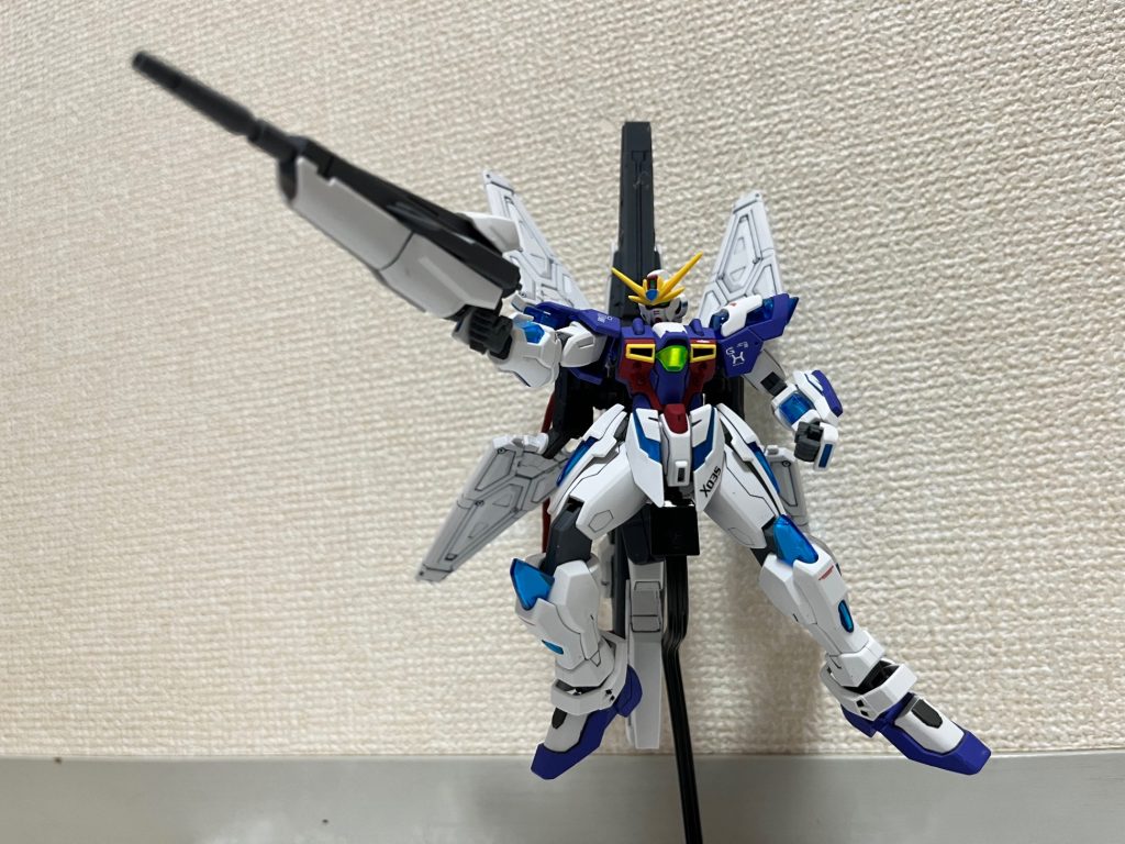 メインウェポンはシールドバスターライフルⅡジャンクのライフルをそれっぽく加工しました！