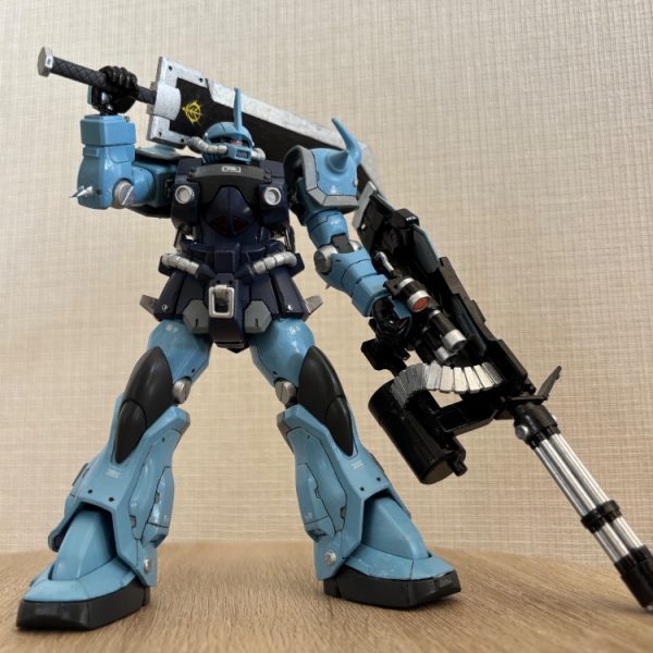 HG グフカスタム・大剣装備
