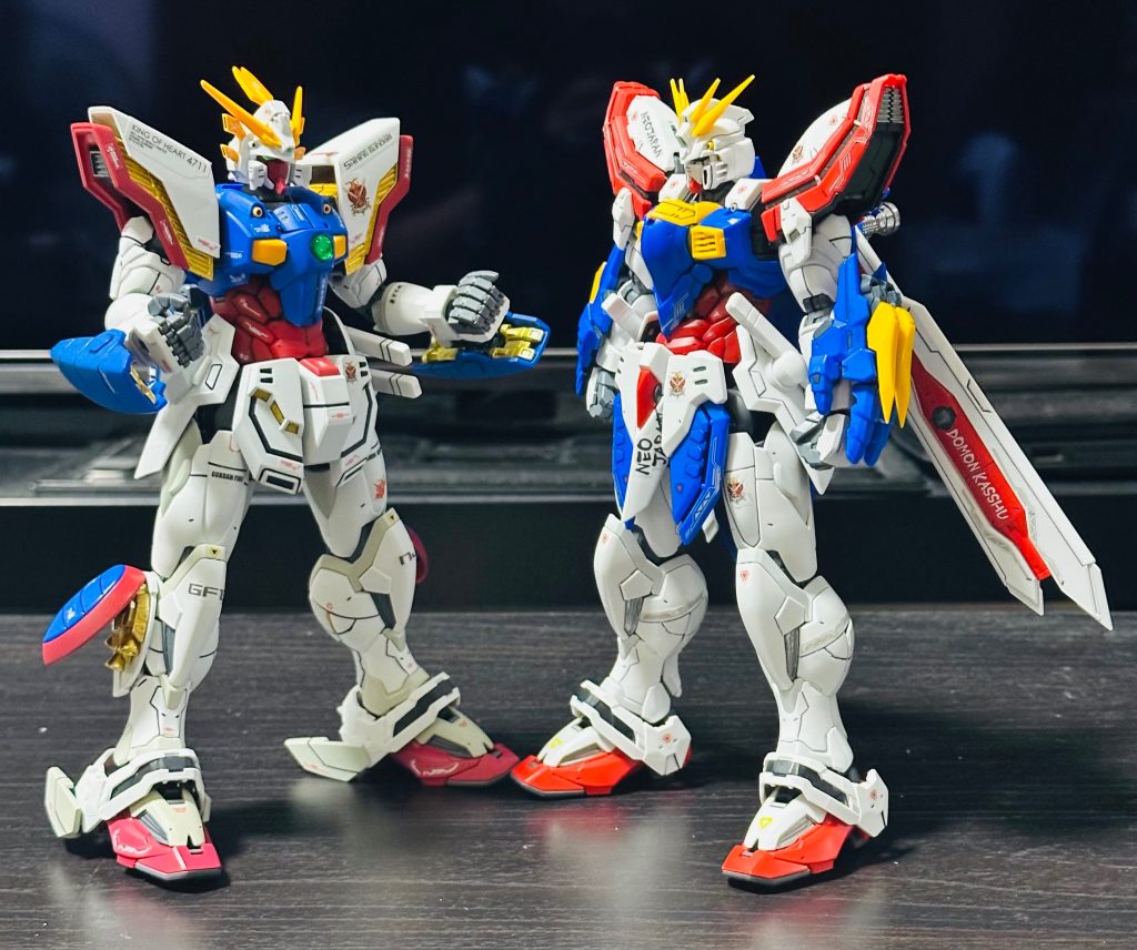 ハイレゾリューションモデル ゴッドガンダムと一緒に。