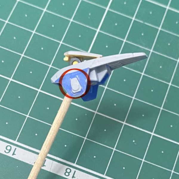 なんかチラチラ気になるなぁってよく見たらパーティングライン入ってましたディテールごと消したかったけどまずはパーティングラインだけ消して様子見る！（2枚目）