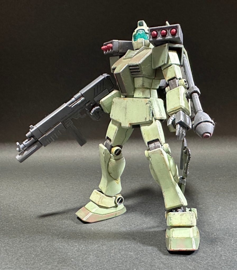 今月のジム　８月　ＨＧ　ジム ユニコーンカラー　ジオン残党仕様