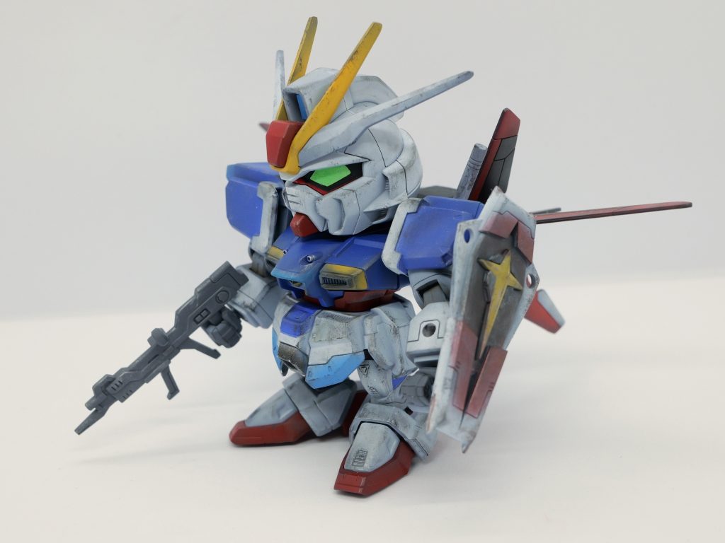 主人公機らしいカラーリング。シン、ルナマリアとも好きなキャラクターです。