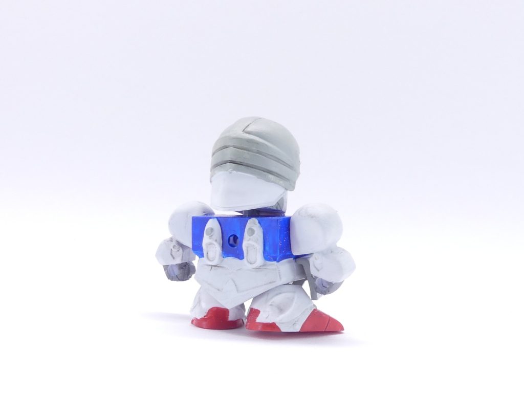 仮想ＧＰ：エバーブックを使ってログインしたガンプラと違って、彼らはエバーランドの「住人」であるためＧＰ（ガンプラパワー）の解釈はない。住人についてはすべて「仮想」となっているが、「おおむねこれくらいの強さ」だと思っていただければ。ちなみに一般住民は30～50程度である。後ろから。腕以外をＧＰ０１、腕のみＧＰ０３から持ってきて構成。一部をエポパテで整えました。